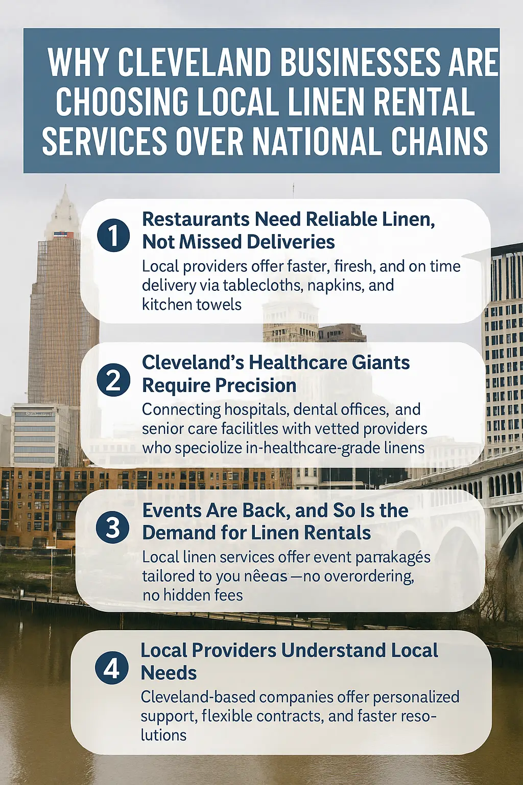 cleveland ohio linen rental service